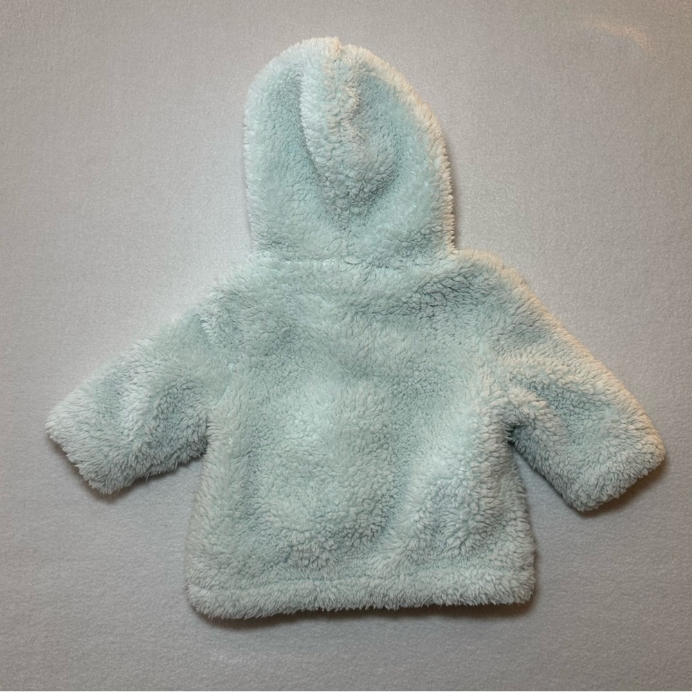 Carter's Baby Boy Outfit Bundle 3M Blue Animal Theme Hoodie Zip Up 4 Piece - Picture 7 of 9